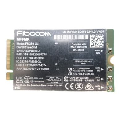 Dell 5G WWAN Mobile Broadband Card 