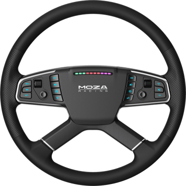 Moza Racing MOZA TSW Truck Wheel Musta Ohjauspyörä PC Musta
