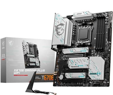 MSI X670E Gaming Plus WIFI Socket AM5 ATX Moderkort