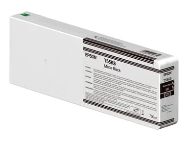 Epson Muste Matta musta UltraChrome HDX/HD T55K80N 700ml 
