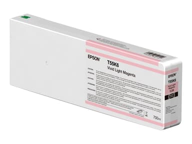 Epson Muste Vivid Light Magenta UltraChrome HDX/HD T55K60N 700ml