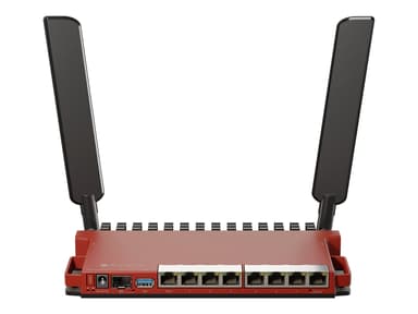 Mikrotik L009UiGS-2HaxD-IN trådløs ruter Gigabit Ethernet Enkeltbånd (2.4 GHz) Rød 