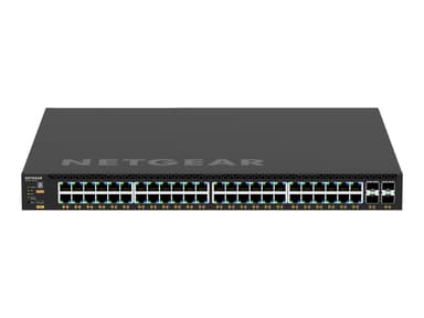 Netgear M4350-48G4XF Hallittu L3 Gigabit Ethernet (10/100/1000) Power over Ethernet -tuki 1U Musta 