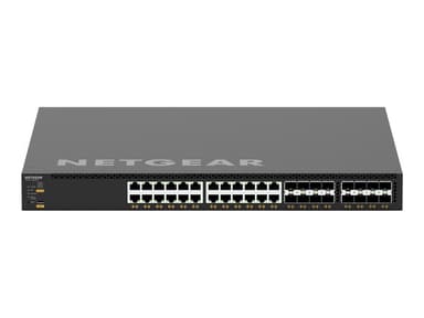 Netgear M4350-24X8F8V Håndtert L3 10G Ethernet (100/1000/10000) Strøm over Ethernet (PoE) 1U Sort