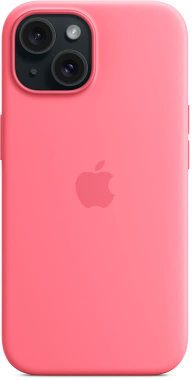Apple Silicone Case With Magsafe iPhone 15 Roze