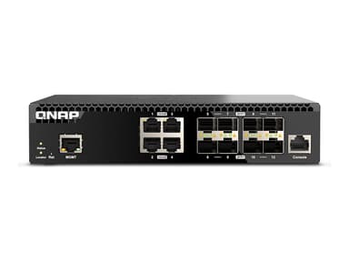 QNAP QSW-M3212R-8S4T verkkokytkin Hallittu 10G Ethernet (100/1000/10000) 1U