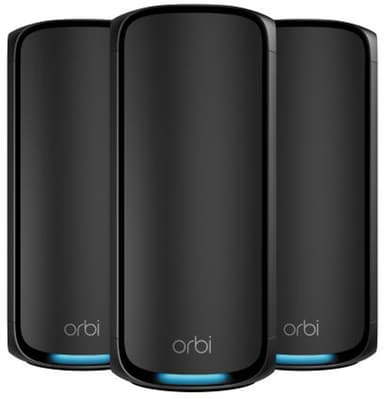 Netgear Orbi 970 WiFi 7 Mesh Black 3-pack 