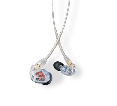 Shure SE535 Hodesett Koblet med ledninger (ikke trådløs) In-ear Scene/studio Gjennomsiktig Gjennomsiktig