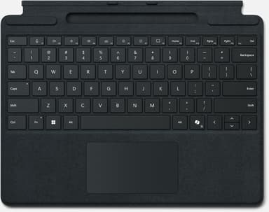 Microsoft Type Cover Microsoft Surface Pro 10 Microsoft Surface Pro 11 Musta