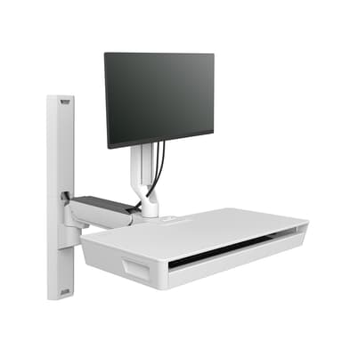 Ergotron CareFit Combisysteem Met Werkvlak Wit