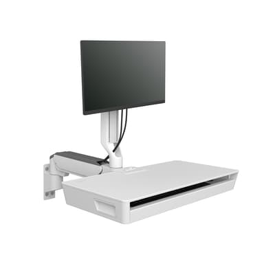 Ergotron CareFit combinatiearm Met Werkblad Wit
