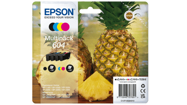 Epson Bläck Multipack 604 (B/C/M/Y) Totalt 10.6ml