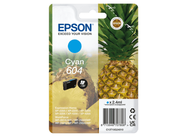 Epson Bläck Cyan 604 2.4ml 