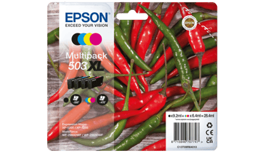 Epson Bläck Multipack 503XL (BK/C/M/Y) 