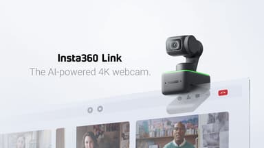 Insta360 Link 4k webcam 1080 MP 3840 x 2160 pixel USB Sort, Grøn 