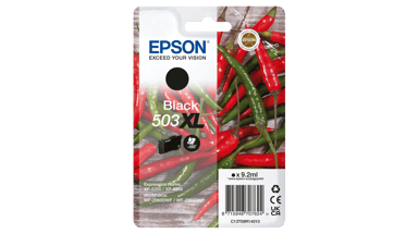 Epson Bläck Svart 503XL 9.2ml 