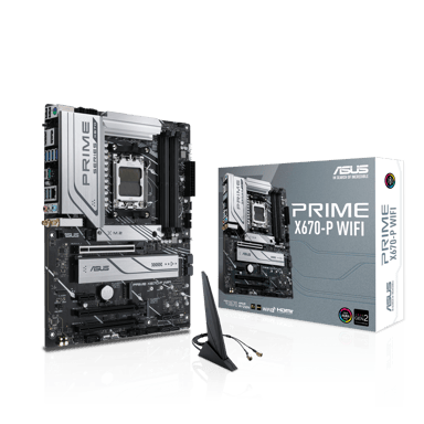 ASUS PRIME X670-P (Wi-Fi) Socket AM5 ATX Moderkort