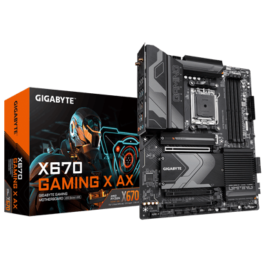 Gigabyte X670 GAMING X AX AM5 ATX Bundkort