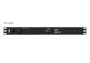 Aten Basis 1U PDU met meter en piekbescherming 