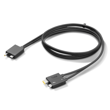 Lenovo 4X91K16970 Thunderbolt kabel 0,7 m 40 Gbit/sek. Sort 0.7m Sort