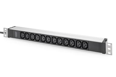 Digitus Socket Strip With Aluminium Profile 12xC13 16A 2m Cabel CEE 7/7 