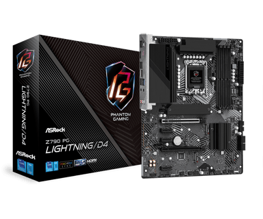 ASRock Z790 PG Lightning/D4 Intel Z790 LGA 1700 ATX LGA 1700 ATX Moderkort