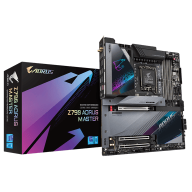 Gigabyte Z790 AORUS MASTER moderkort Intel Z790 LGA 1700 Utökad ATX LGA 1700 E-ATX Moderkort