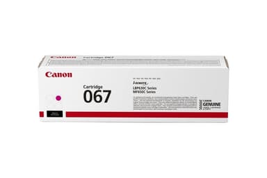 Canon Toner Magenta 067 M 1.25K - LBP631Cw, LBP633Cdw, i-SENSYS MF651Cw, i-SENSYS MF655Cdw, i-SENSYS MF657Cdw, i-SENSYS LBP631Cw, i-SENSYS LBP633Cdw, i-SENSYS MF651Cw, i-SENSYS MF655Cw, i-SENSYS MF657Cw