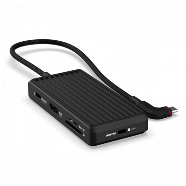 Unisynk 10385 dockingstation USB Type-C Sort USB-C