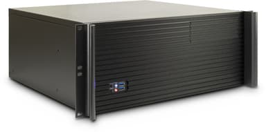 Inter-Tech 4U-K-439L 19" 4U Rack Musta