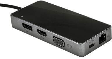 Prokord Poortreplicator Mini-Hub 4K 85W USB 3.2 Gen 2 (3.1 Gen 2) Type-C