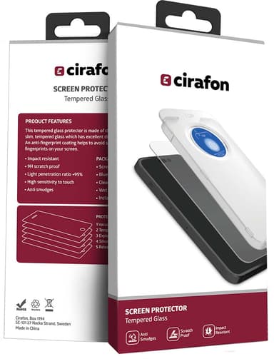 Cirafon Ultra-Wide (Double Tempered) + Tool Skärmskydd iPhone 14 Plus