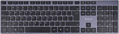 Voxicon Wireless Slim Metal Keyboard 295wl Grey Iso Int Trådlös Internationell