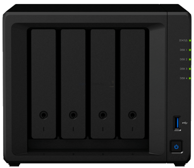 Synology DiskStation DS423+ data-opslag-server NAS Rack (8U) Ethernet LAN Zwart J4125 