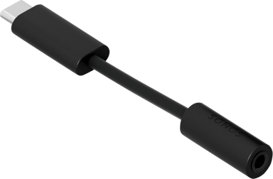 SONOS USB-C to 3.5mm Adaptor for Era 100 & 300 - Black 0.1m. 3.5mm USB C
