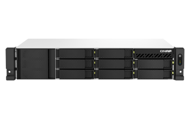 QNAP TS-864EU-RP-8G datalagringsserver NAS Rack (2U) Intel® Celeron® N5095 8 GB DDR4 0 TB QNAP Turbo System Sort
