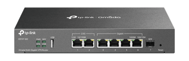 TP-Link Omada ER707-M2 langallinen reititin 2.5 Gigabit Ethernet, Nopea Ethernet, Gigabitti Ethernet musta 