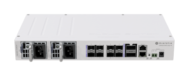 Mikrotik CRS510-8XS-2XQ-IN nätverksswitchar L3 Fast Ethernet (10/100) Strömförsörjning via Ethernet (PoE) stöd Vit 