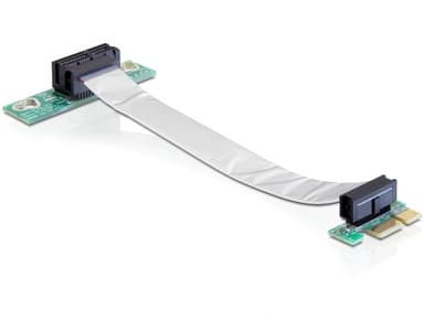 Delock Riser Card PCI Express x1 with Flexible Cable 