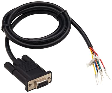 Digi 48" DB-9 Bare Wire Cable (10 Pin) 1.2m DB9 Nei Svart