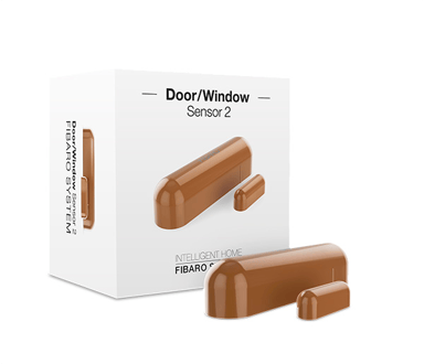 Fibaro Door/Window Sensor 2 Red Brown 