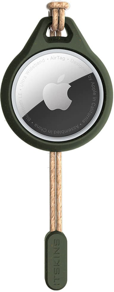 Cirafon AirTag Bescherming – Nature Khaki Siliconen Air Cover Khaki