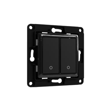 Shelly Wall Switch 2 Button Black 