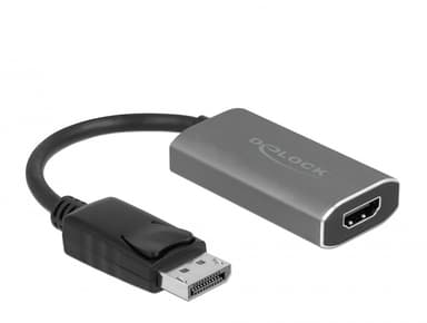 Delock 63118 videokabelkobling 0,2 m DisplayPort HDMI Type A (Standard) Grå 0.2m DisplayPort HDMI Grå
