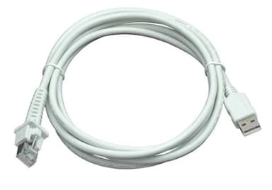 Datalogic Kabel USB Type A TPUW Rak 2m Vit 