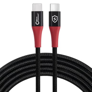 Microconnect USB-C To USB-C Data Blocker Cable 1.5m 1.5m USB C USB C Sort