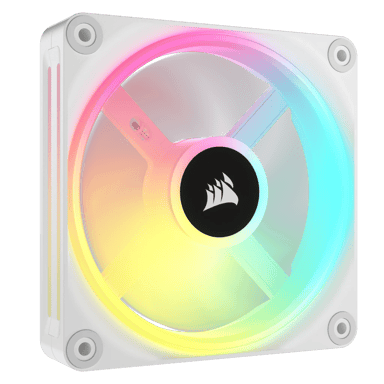 Corsair ICUE Link QX120 120MM MAG Dome RGB STRT KIT Fläkt Vit