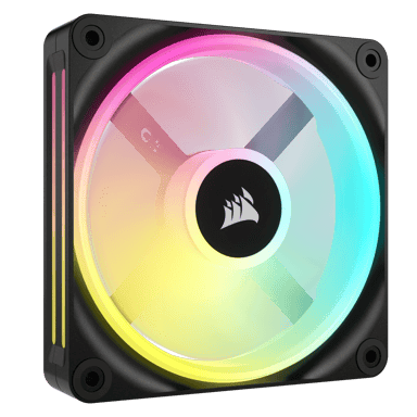 Corsair ICUE Link QX120 120MM MAG Dome RGB EXP KIT Vifte Hvit Sort