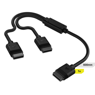 Corsair iCUE LINK Y-Cable 1x 600mm Straight Connectors