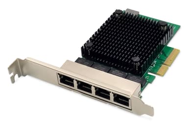 Digitus 4-Port 2.5 GbE PCIe Network Card - (Fyndvara klass 1) 